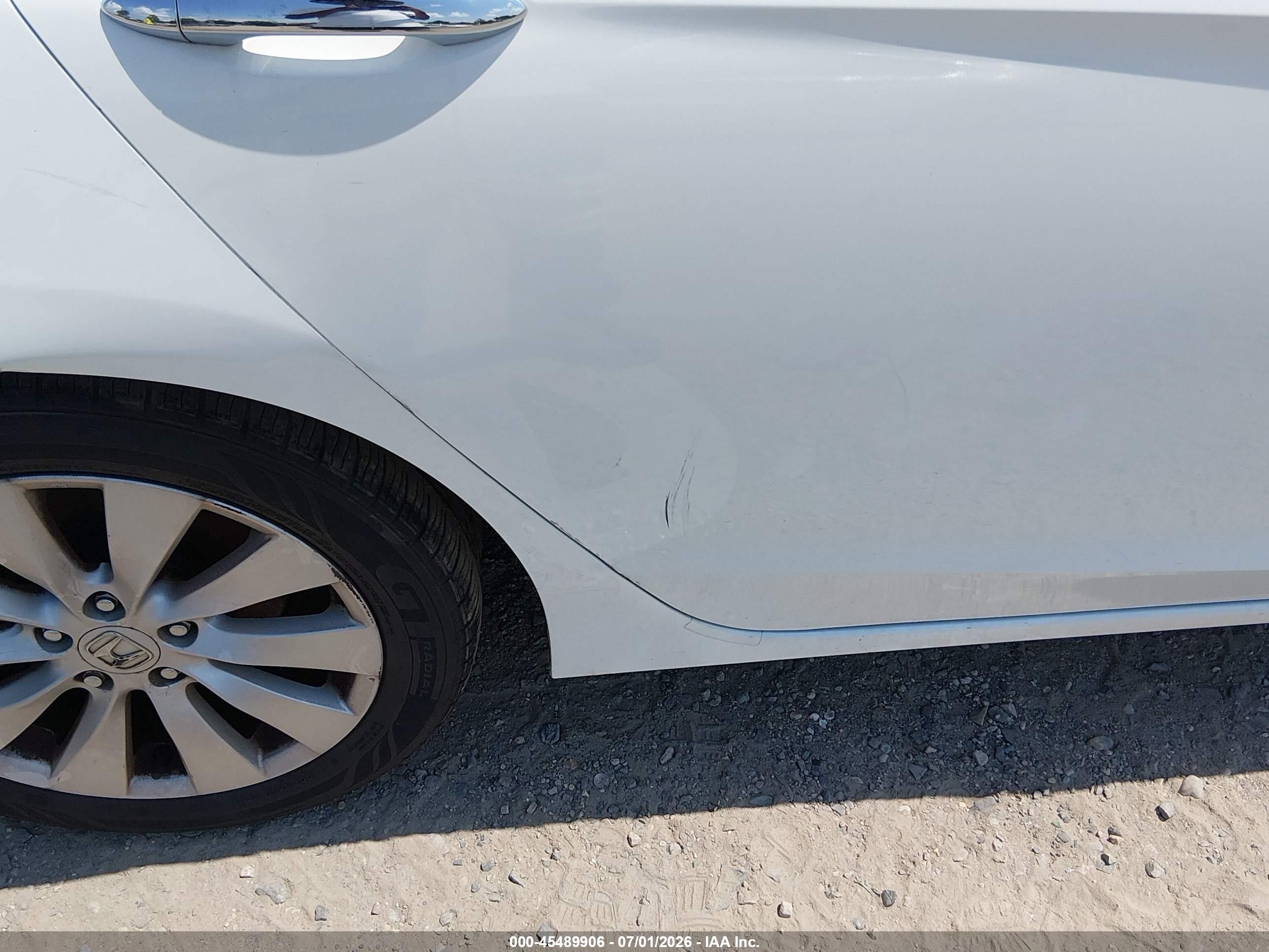 2013 Honda Accord Ex White vin: 1HGCR2F75DA006963