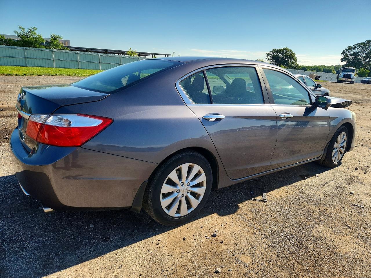 2013 Honda Accord Ex Gray vin: 1HGCR2F75DA007563