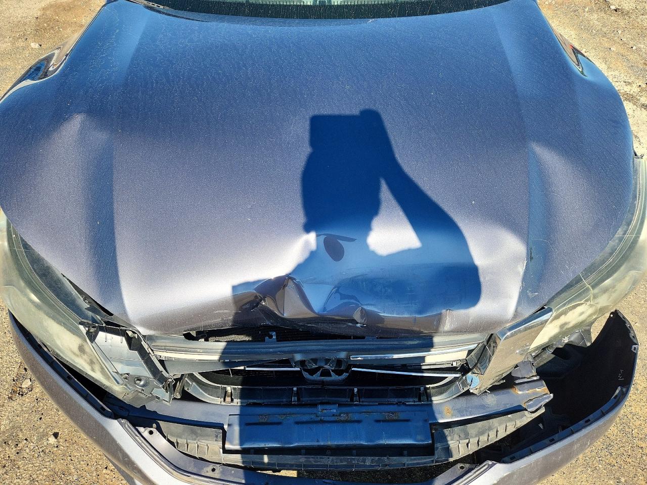 2013 Honda Accord Ex Gray vin: 1HGCR2F75DA007563