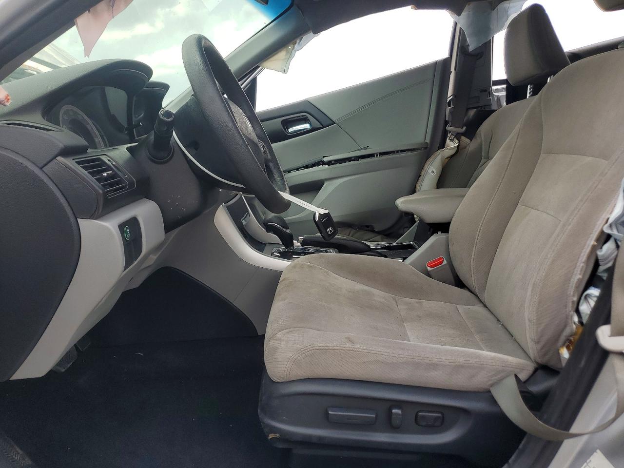2013 Honda Accord Ex Silver vin: 1HGCR2F75DA032608