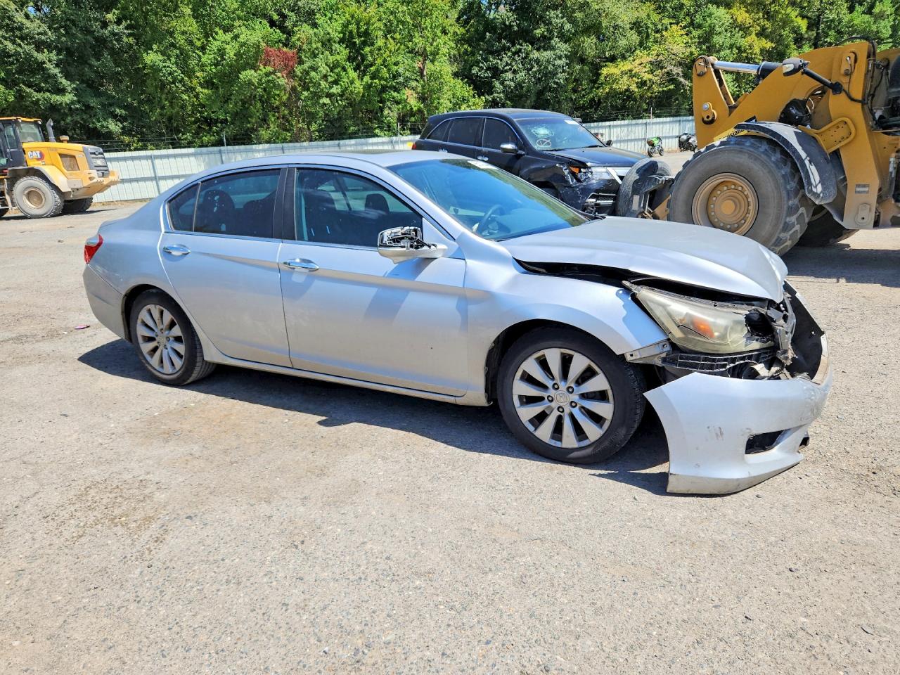 2013 Honda Accord Ex Silver vin: 1HGCR2F75DA039851