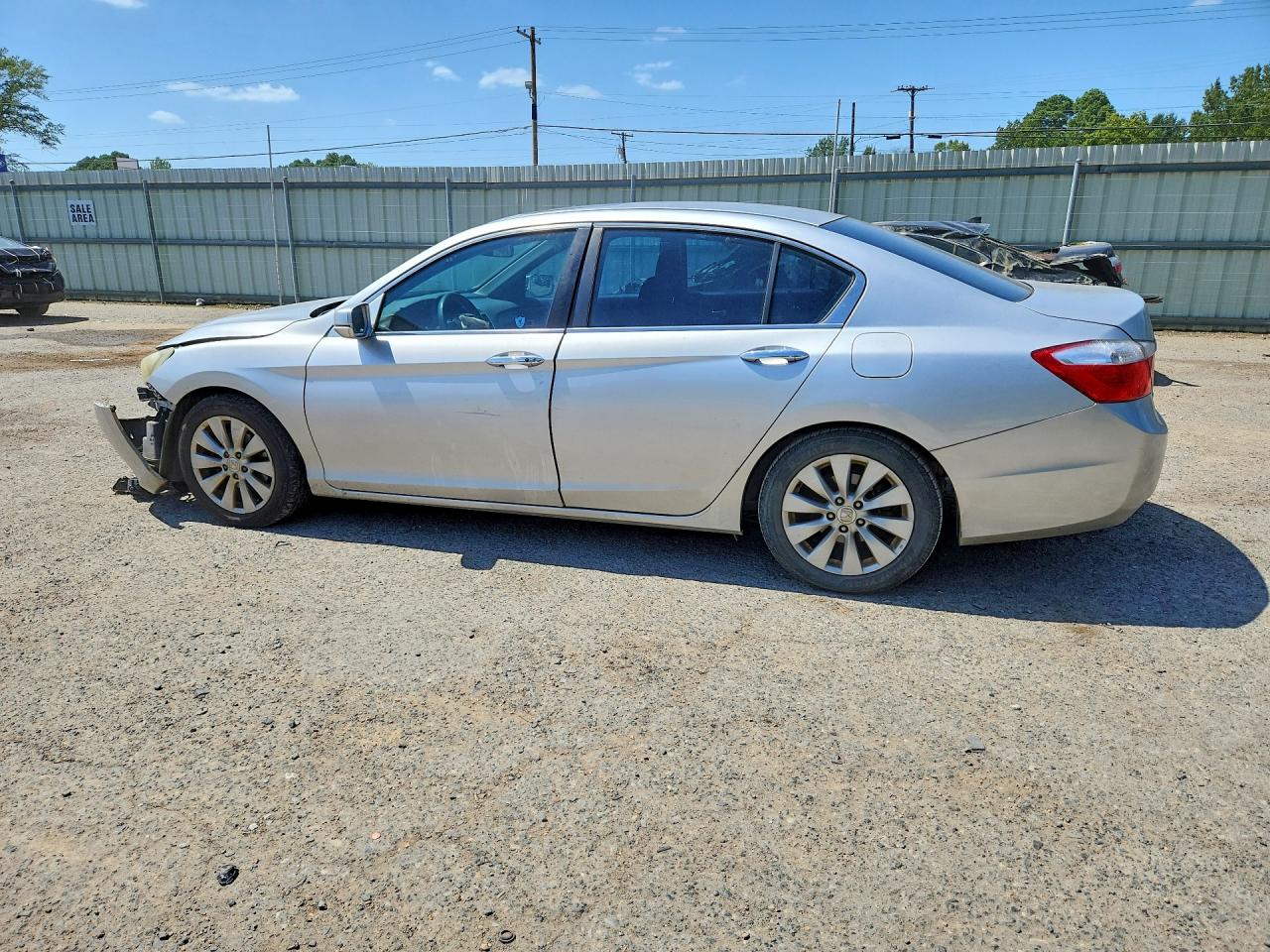 2013 Honda Accord Ex Silver vin: 1HGCR2F75DA039851