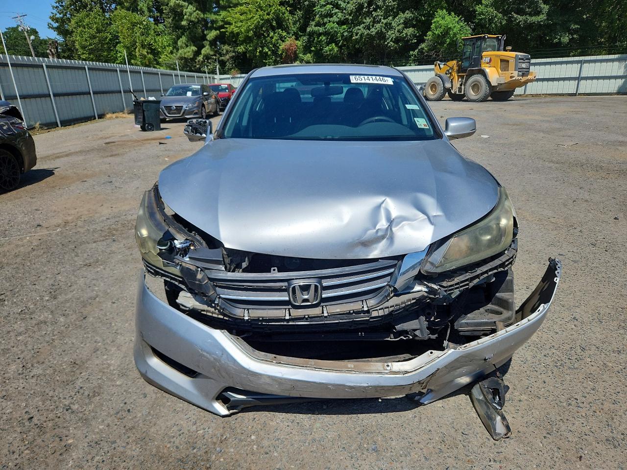 2013 Honda Accord Ex Silver vin: 1HGCR2F75DA039851