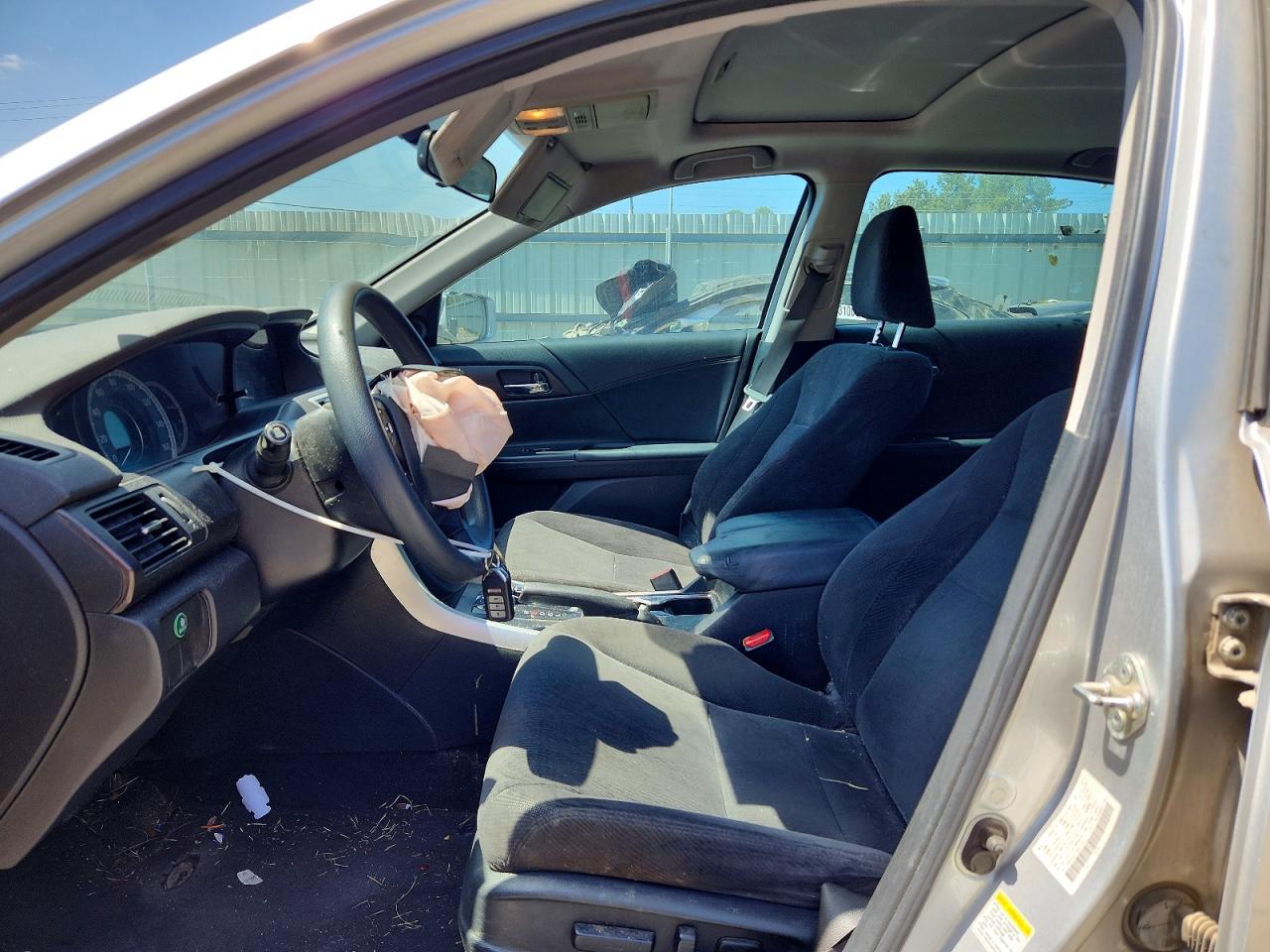 2013 Honda Accord Ex Silver vin: 1HGCR2F75DA039851