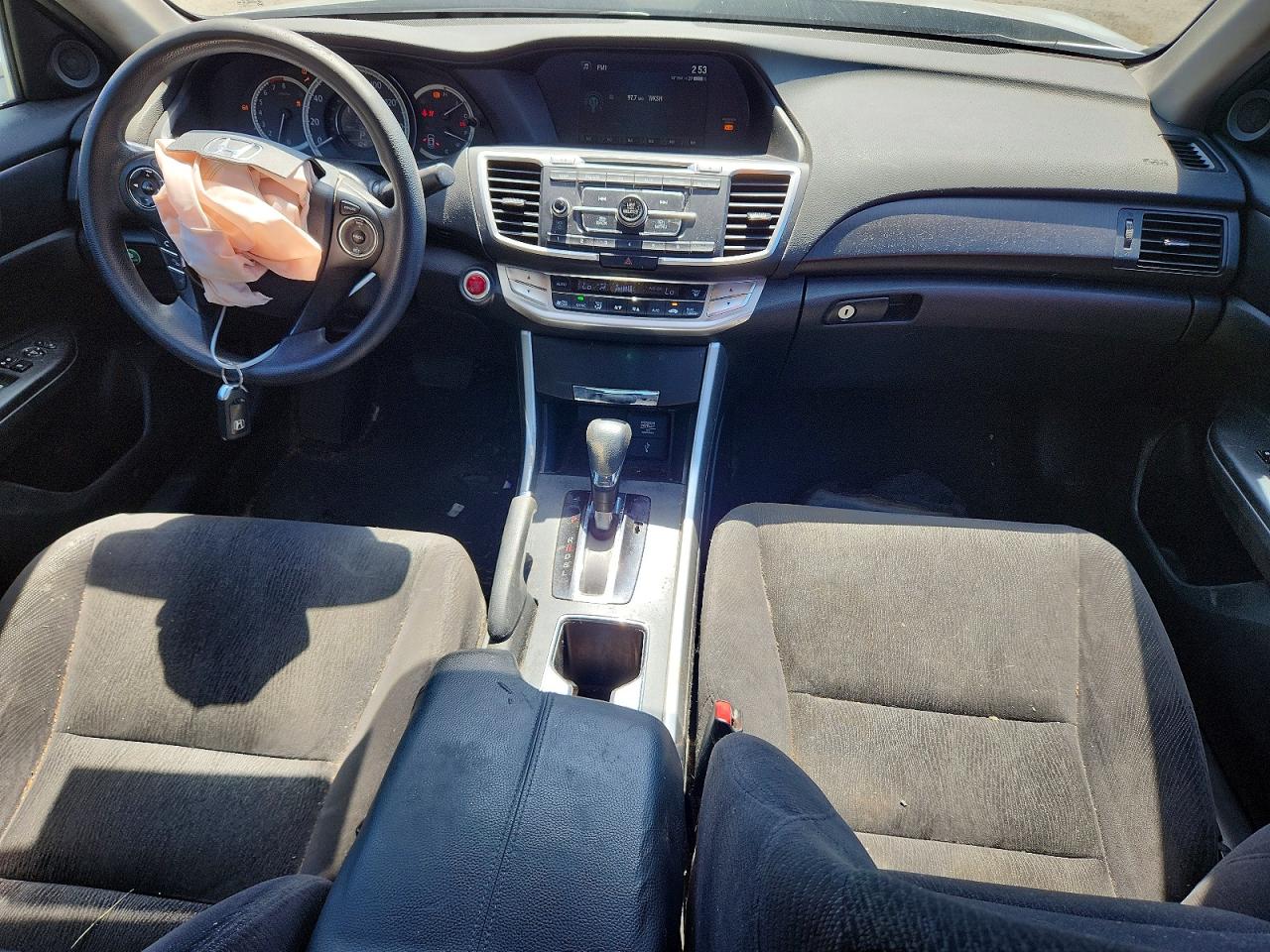 2013 Honda Accord Ex Silver vin: 1HGCR2F75DA039851