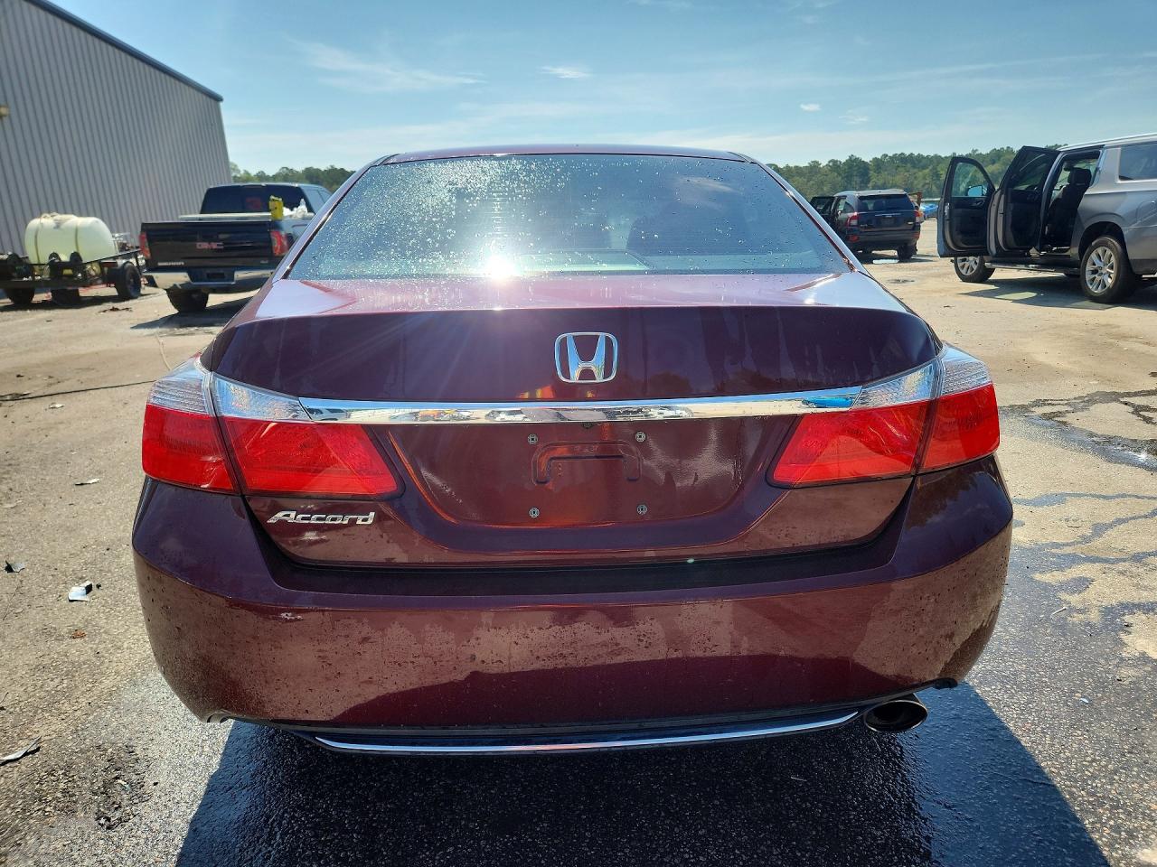 2013 Honda Accord Ex Burgundy vin: 1HGCR2F75DA090962