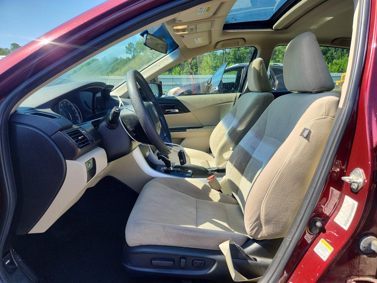 2013 Honda Accord Ex Burgundy vin: 1HGCR2F75DA090962