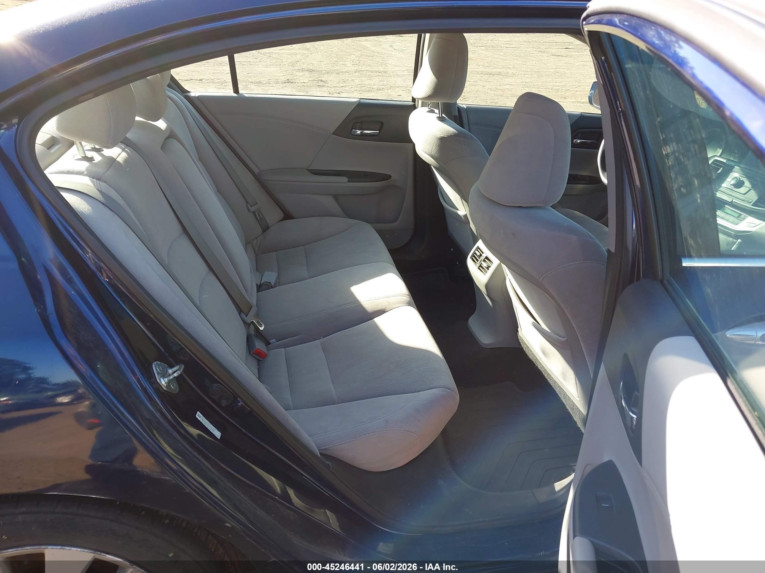 2013 Honda Accord Ex Blue vin: 1HGCR2F75DA101457