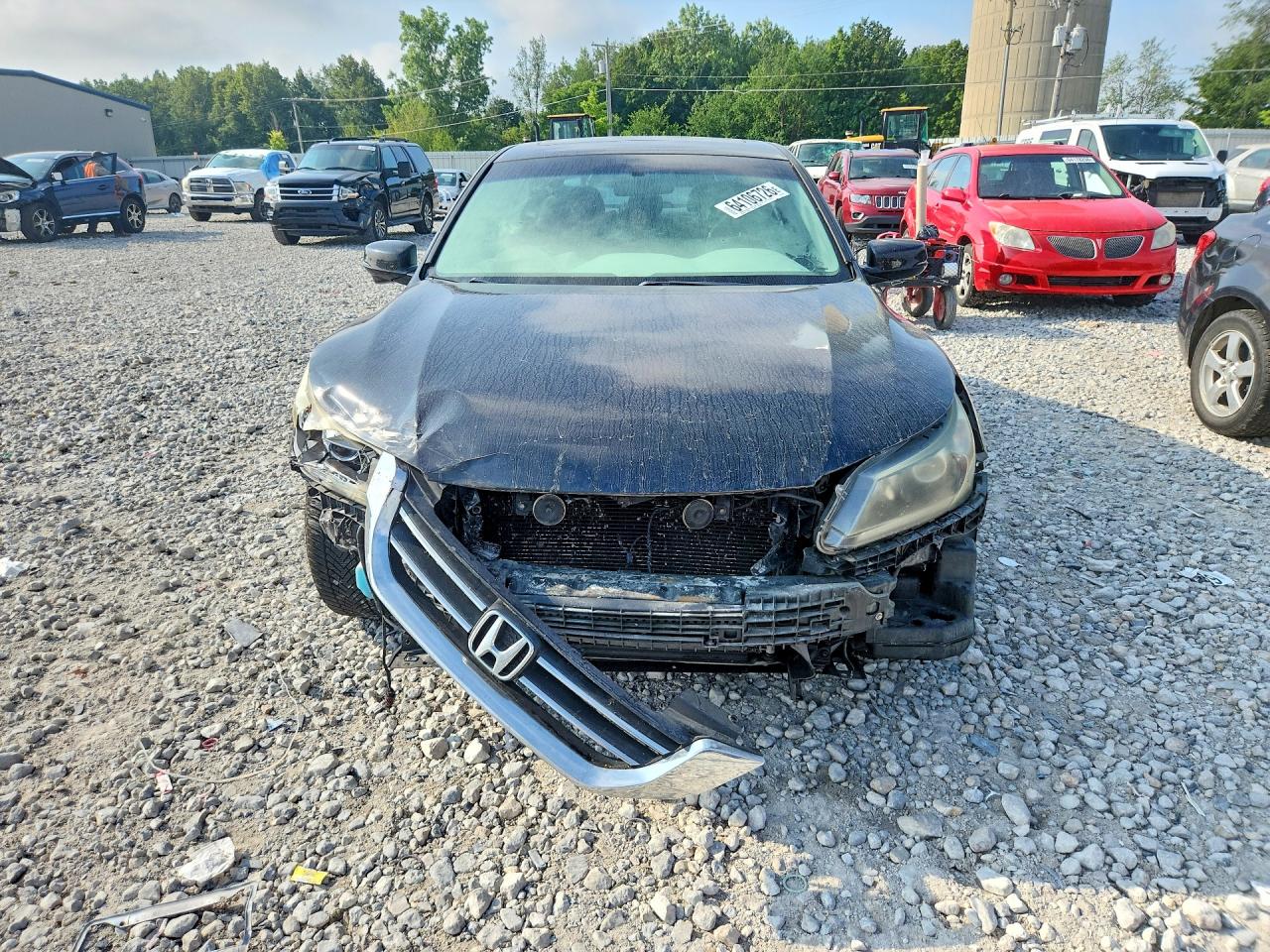 2013 Honda Accord Ex Black vin: 1HGCR2F75DA105590