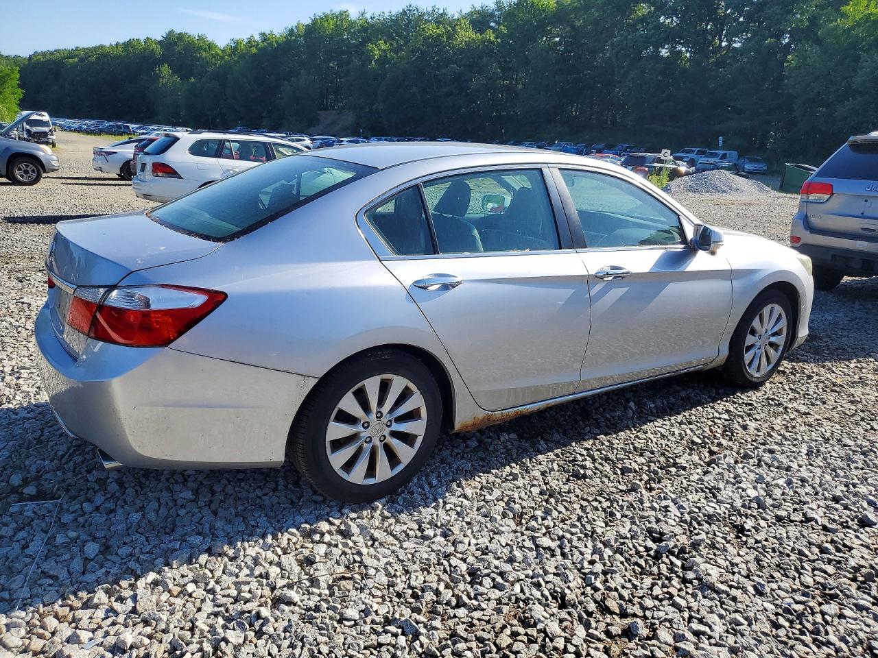 2013 Honda Accord Ex Серебряный vin: 1HGCR2F75DA108070