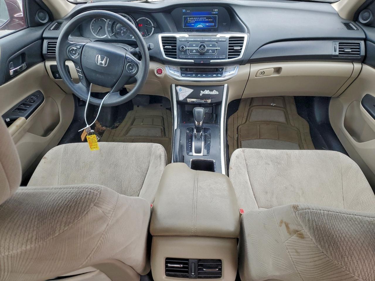2013 Honda Accord Ex Burgundy vin: 1HGCR2F75DA193685