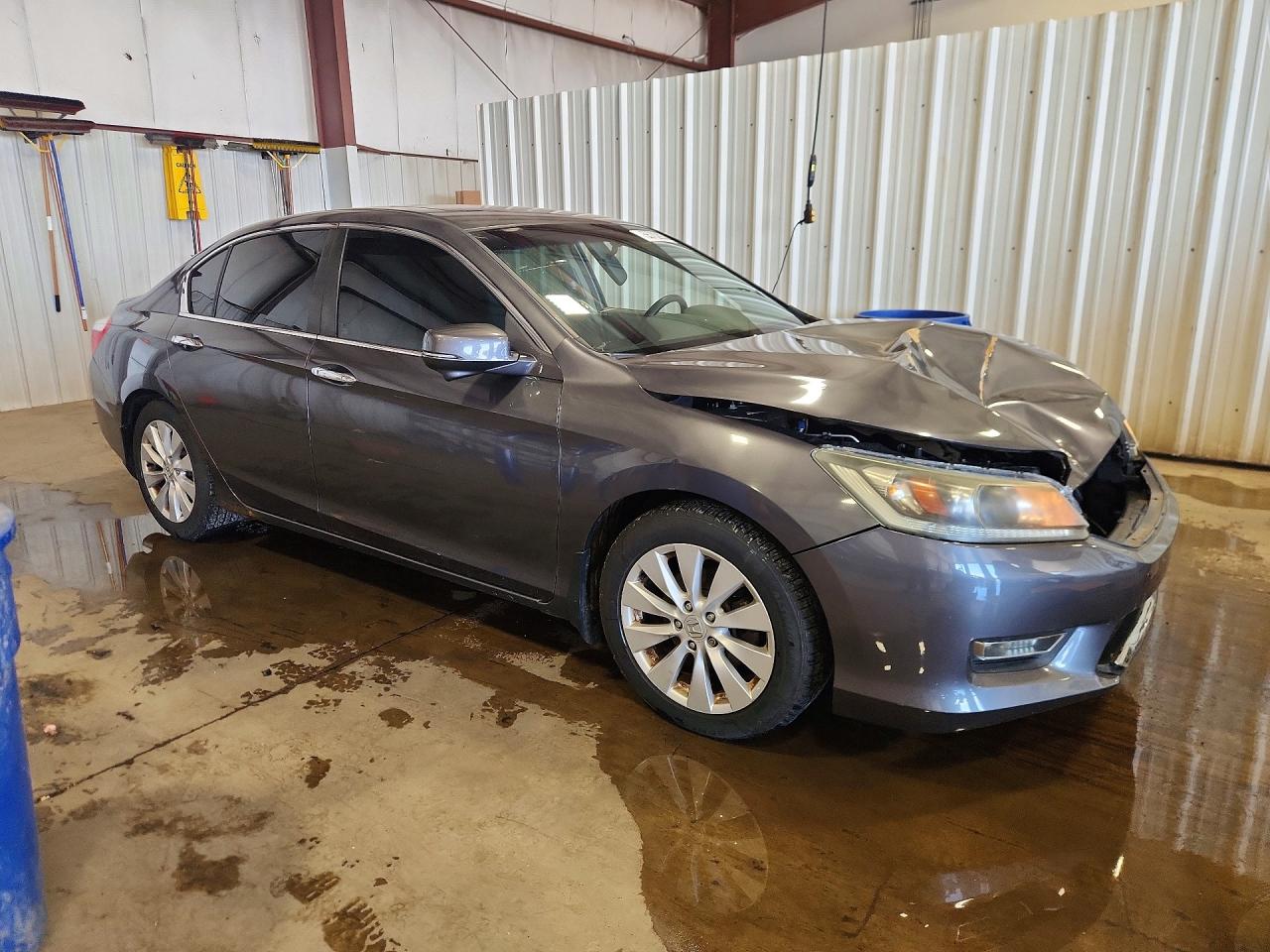 2013 Honda Accord Ex Gray vin: 1HGCR2F75DA226829