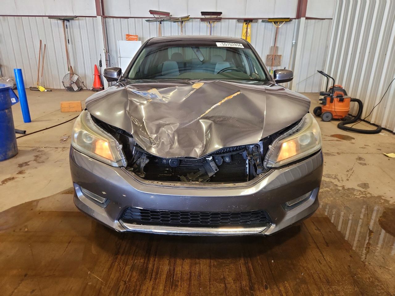 2013 Honda Accord Ex Gray vin: 1HGCR2F75DA226829