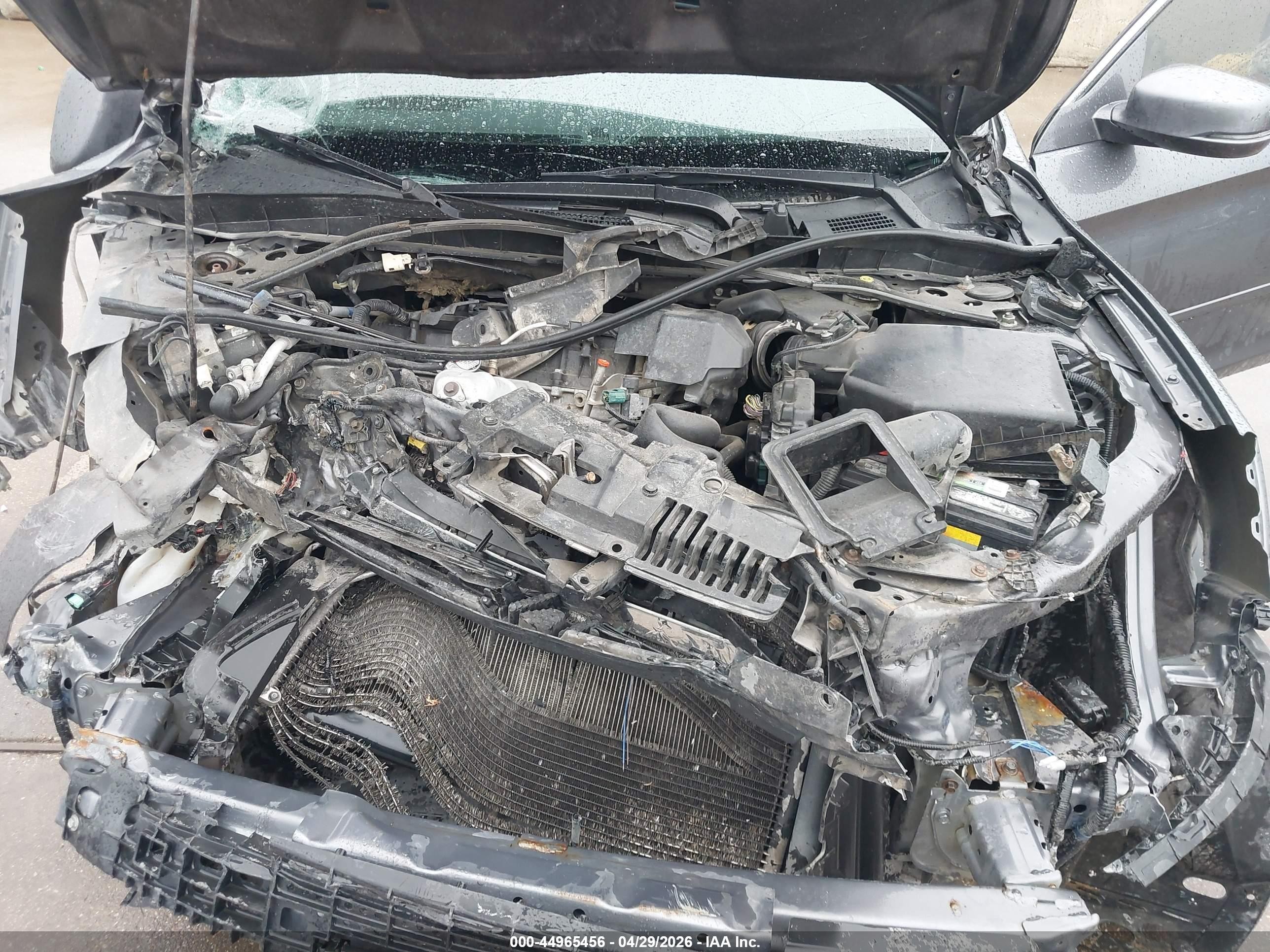 2013 Honda Accord Ex Gray vin: 1HGCR2F75DA270880