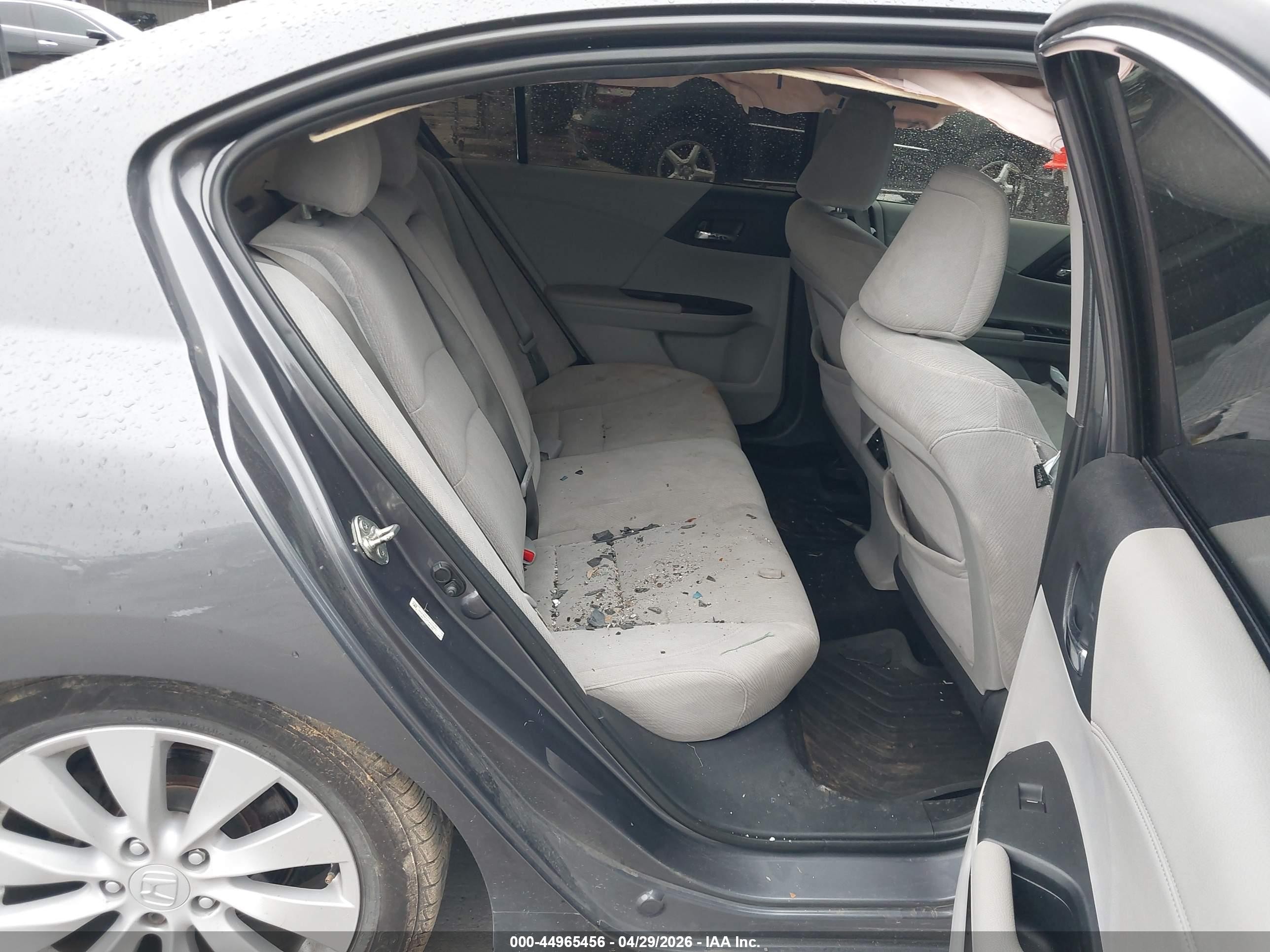 2013 Honda Accord Ex Gray vin: 1HGCR2F75DA270880