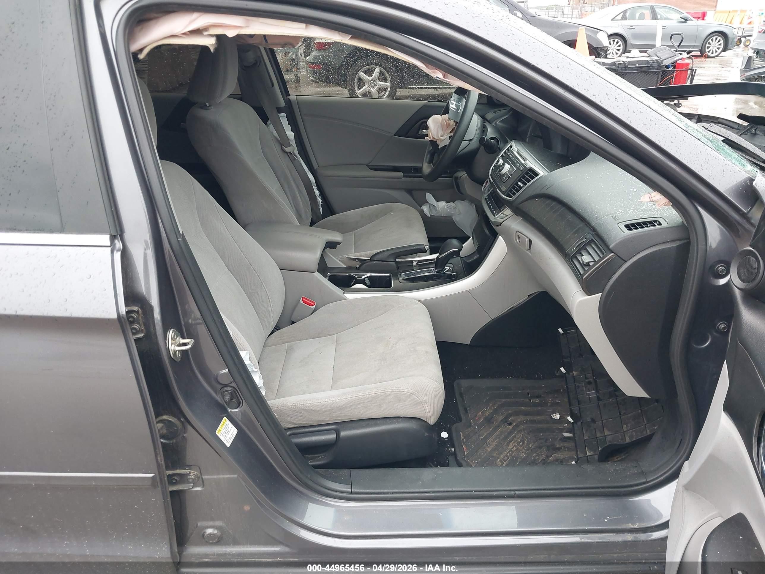 2013 Honda Accord Ex Gray vin: 1HGCR2F75DA270880