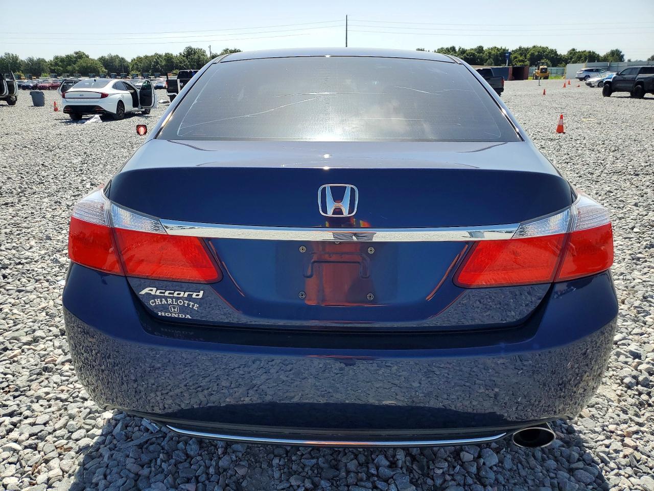 2014 Honda Accord Ex Blue vin: 1HGCR2F75EA144634