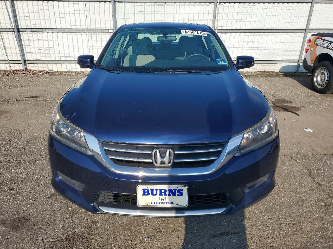 2014 Honda Accord Ex Blue vin: 1HGCR2F75EA306567