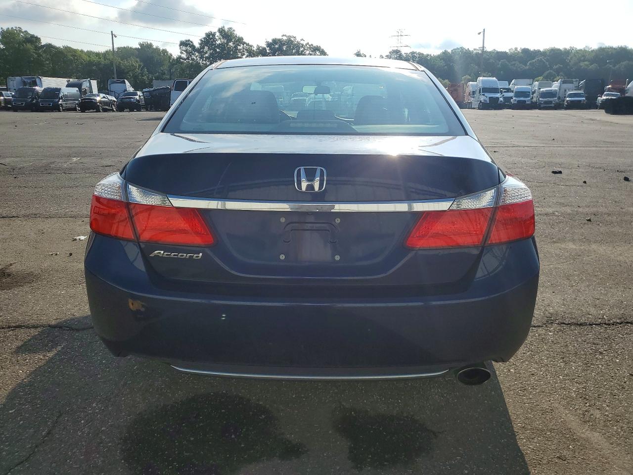2014 Honda Accord Ex Blue vin: 1HGCR2F75EA306567