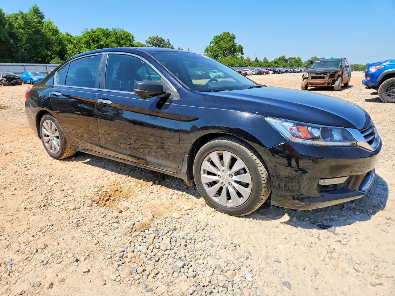 2015 Honda Accord Ex Black vin: 1HGCR2F75FA013611