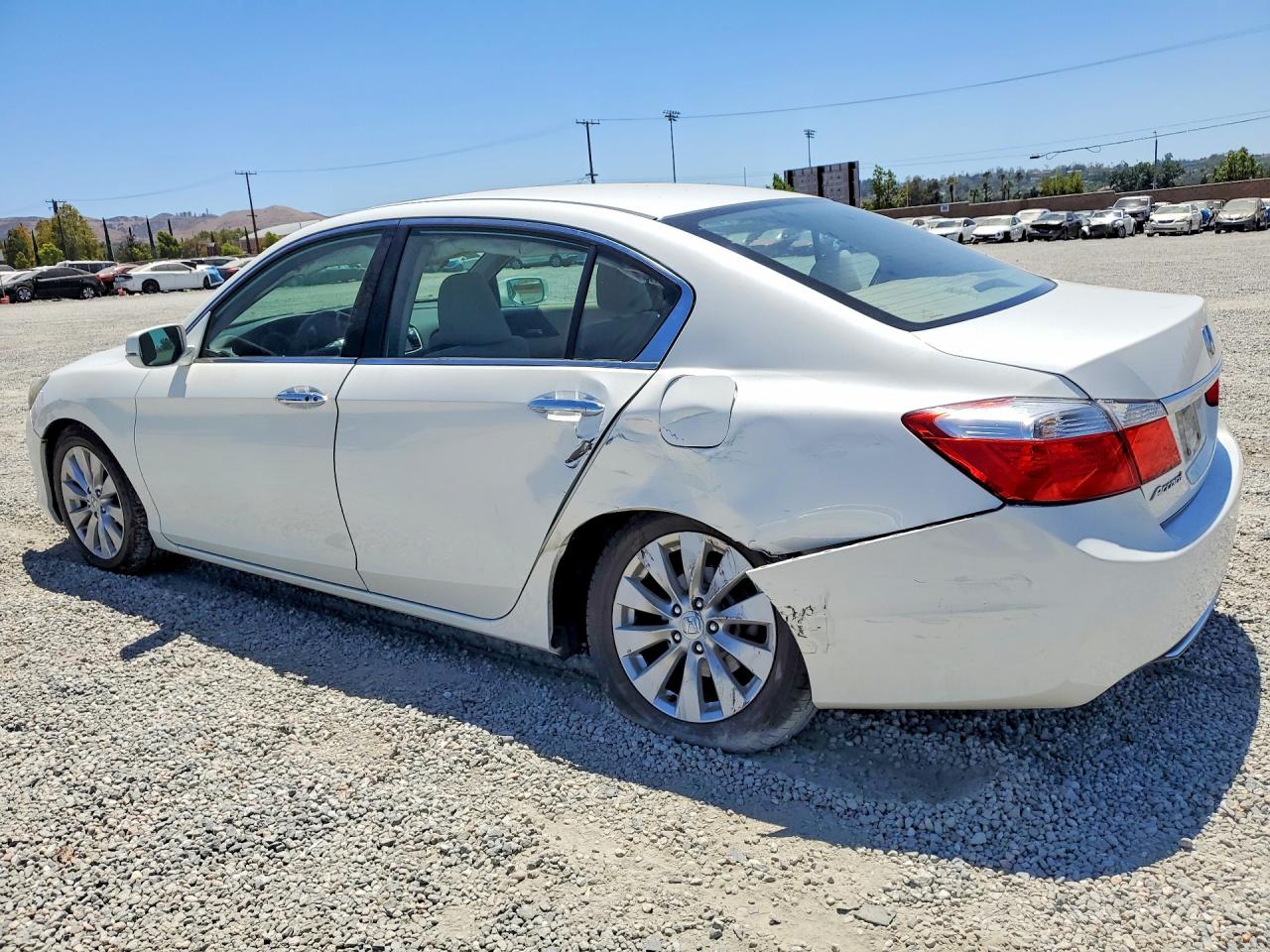 2015 Honda Accord Ex Белый vin: 1HGCR2F75FA027248