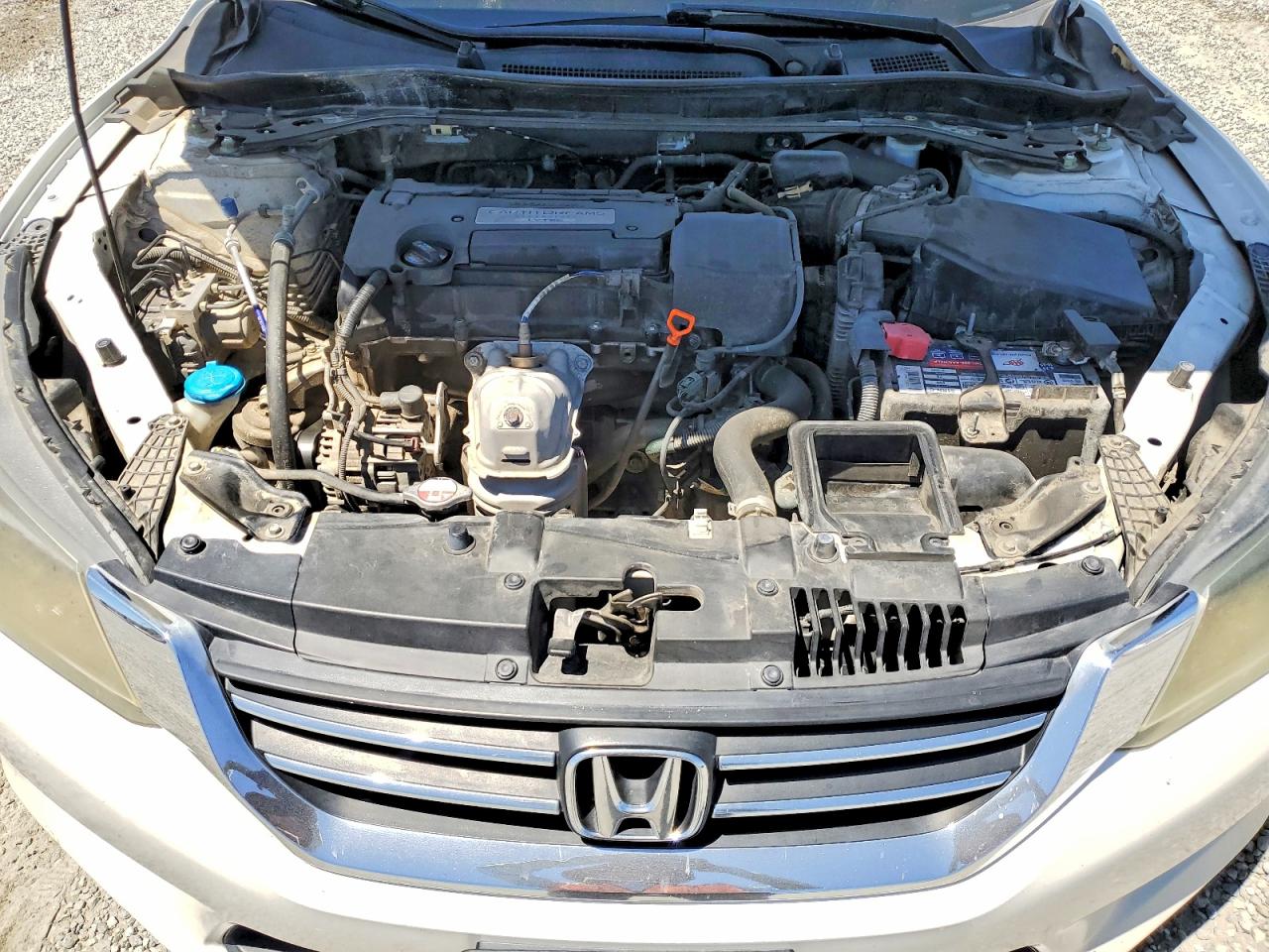2015 Honda Accord Ex Белый vin: 1HGCR2F75FA027248