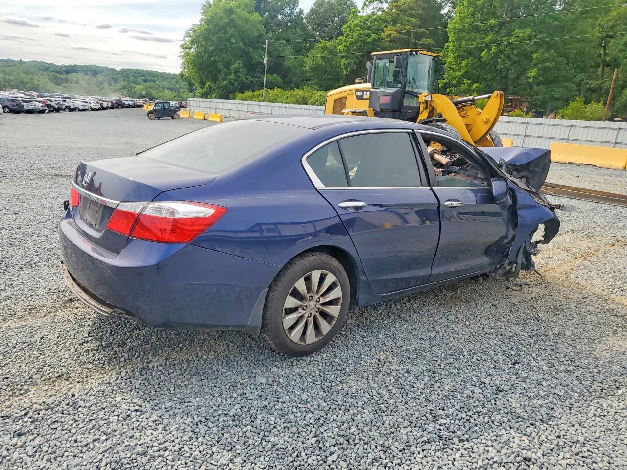 2015 Honda Accord Ex Blue vin: 1HGCR2F75FA029050