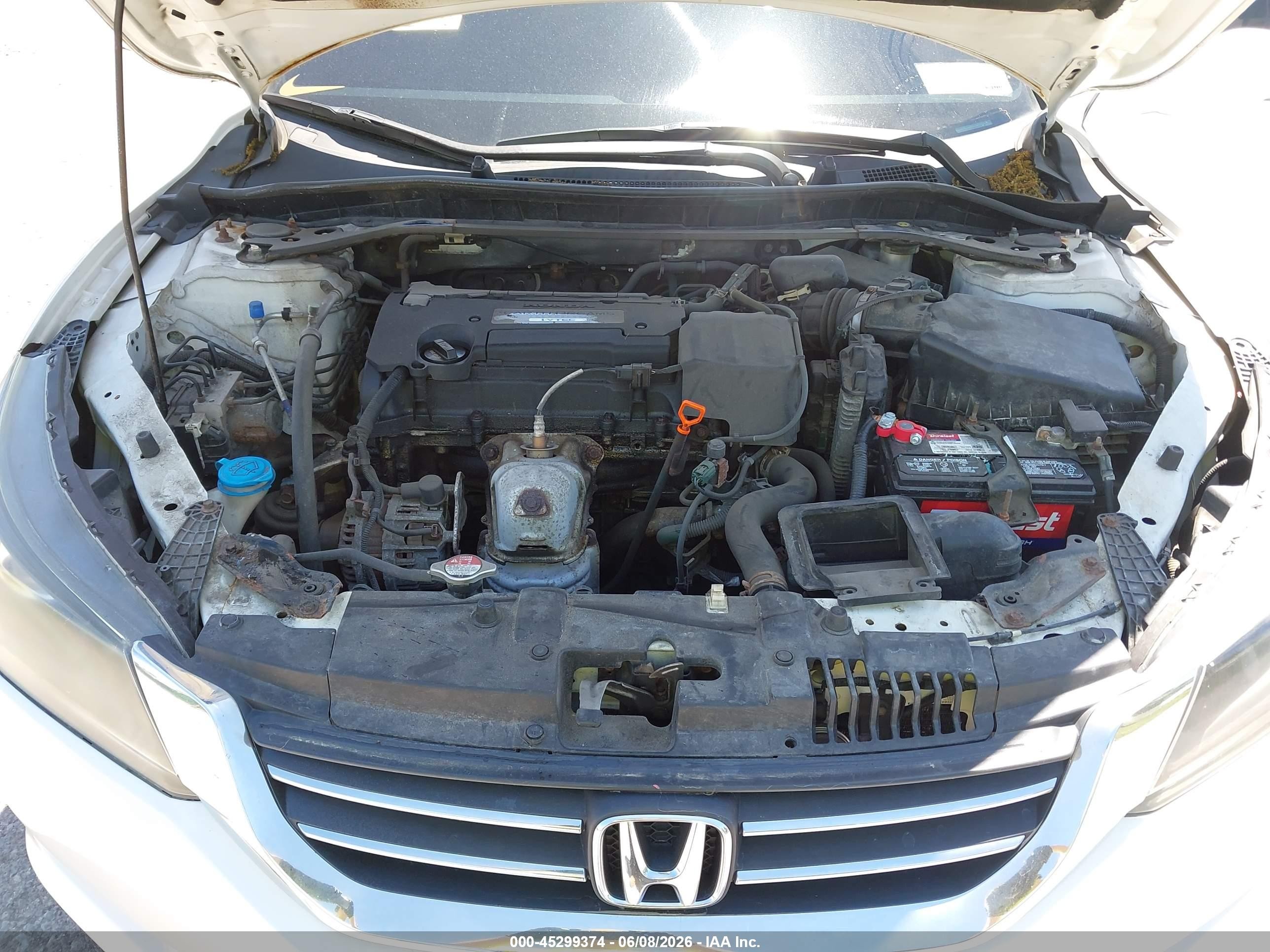 2015 Honda Accord Ex White vin: 1HGCR2F75FA033907