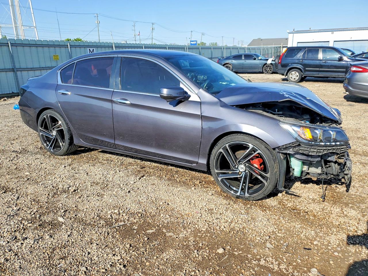 2015 Honda Accord Ex Charcoal vin: 1HGCR2F75FA077485