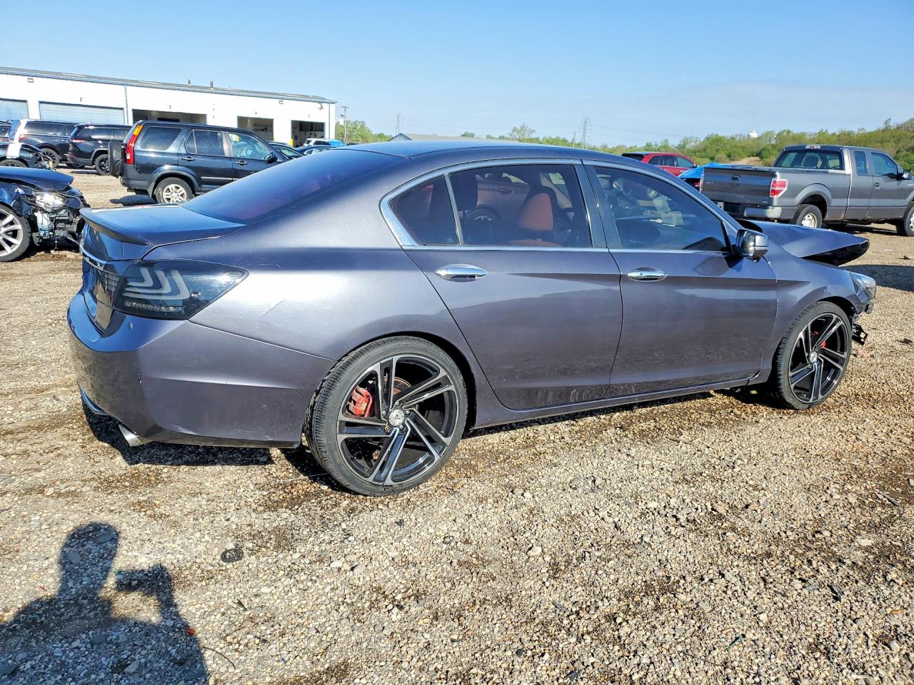 2015 Honda Accord Ex Charcoal vin: 1HGCR2F75FA077485