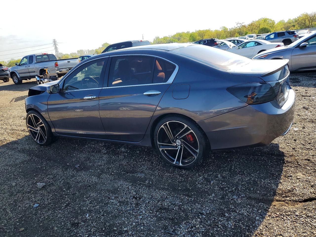 2015 Honda Accord Ex Charcoal vin: 1HGCR2F75FA077485