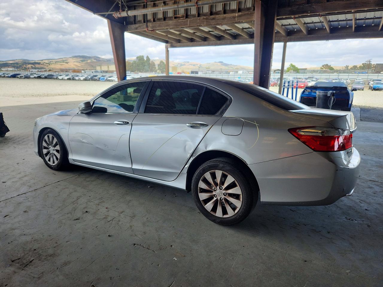 2015 Honda Accord Ex Silver vin: 1HGCR2F75FA104524