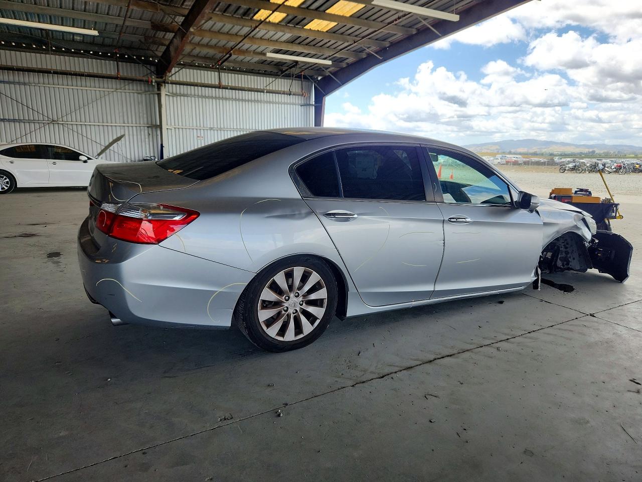 2015 Honda Accord Ex Silver vin: 1HGCR2F75FA104524