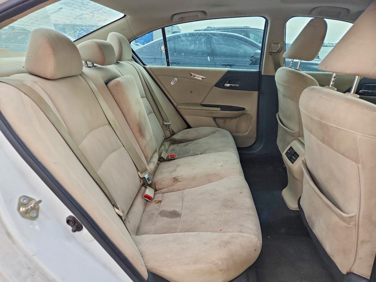 2015 Honda Accord Ex White vin: 1HGCR2F75FA148362