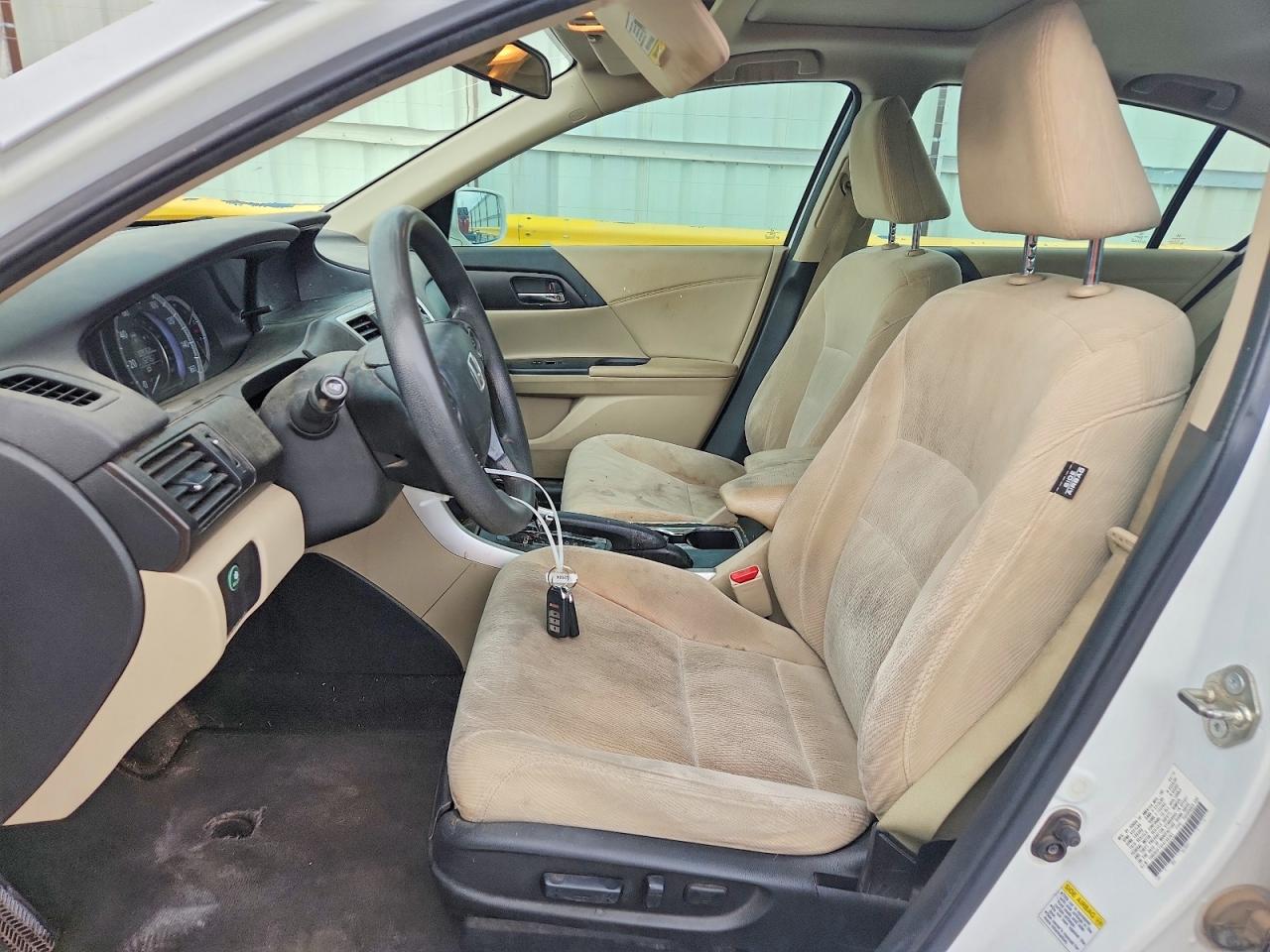 2015 Honda Accord Ex White vin: 1HGCR2F75FA148362