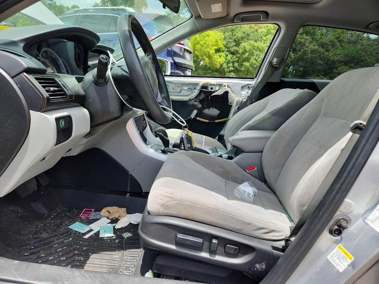 2015 Honda Accord Ex Серебряный vin: 1HGCR2F75FA186576