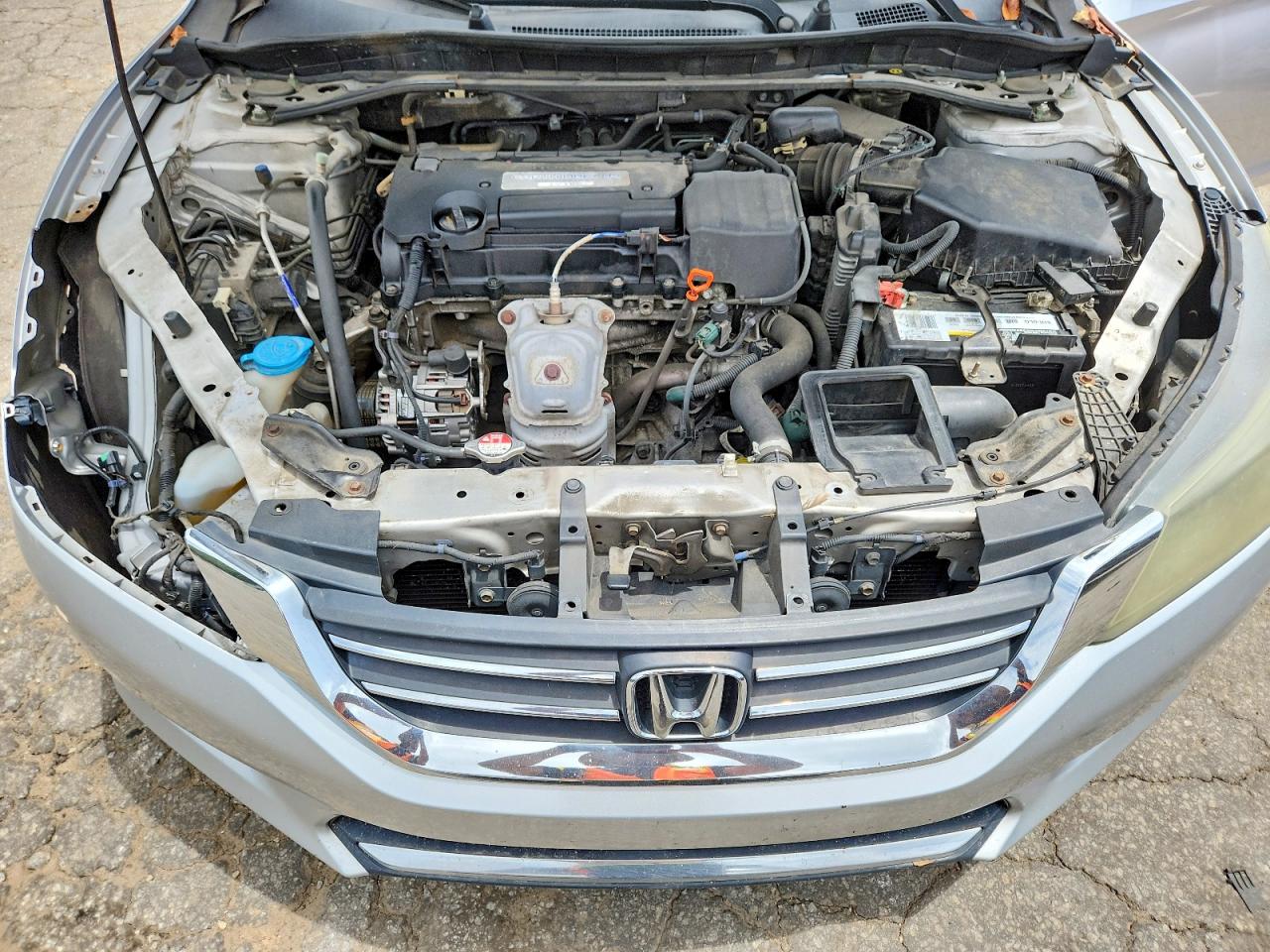 2015 Honda Accord Ex Серебряный vin: 1HGCR2F75FA186576