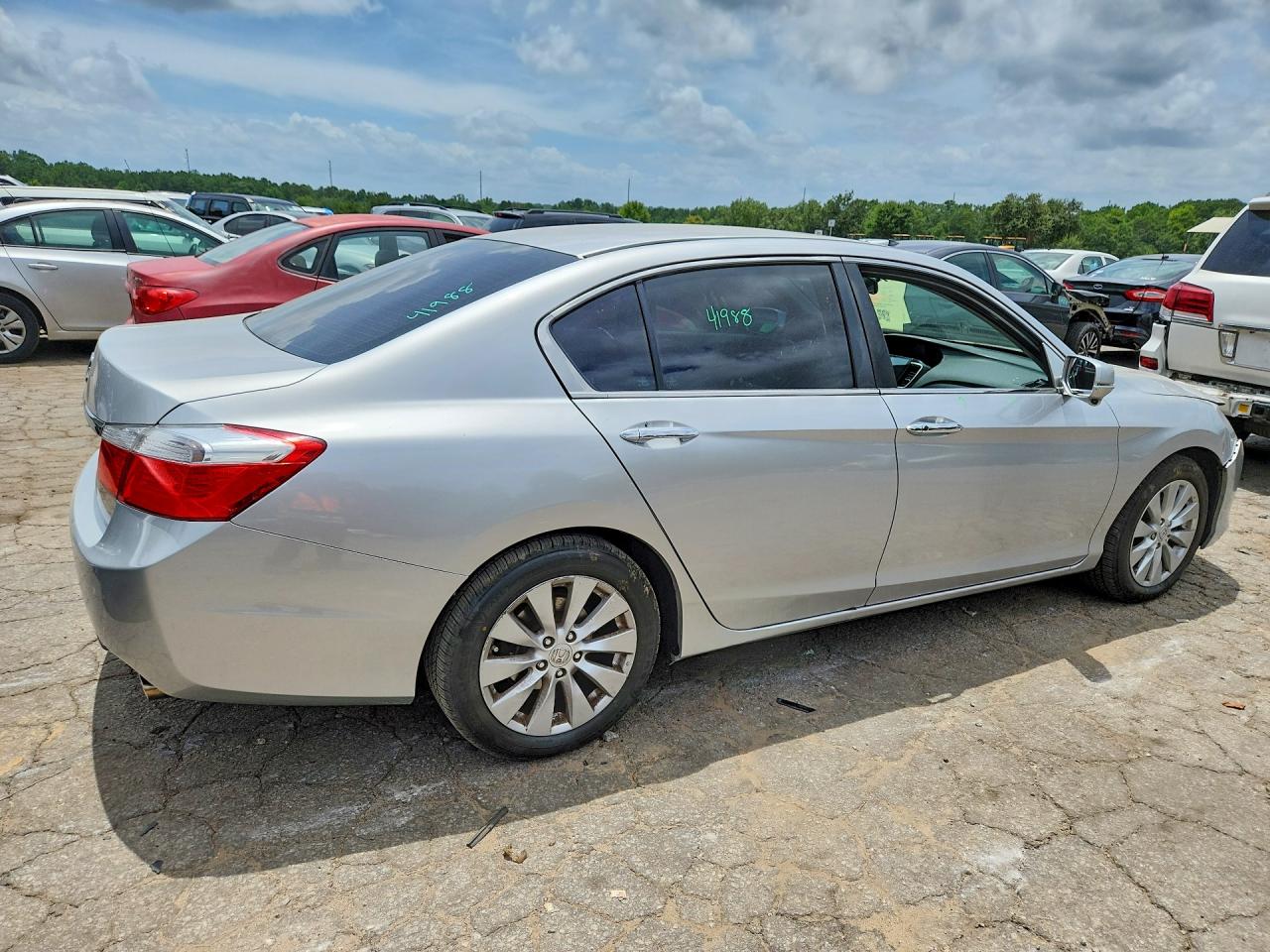 2015 Honda Accord Ex Серебряный vin: 1HGCR2F75FA186576