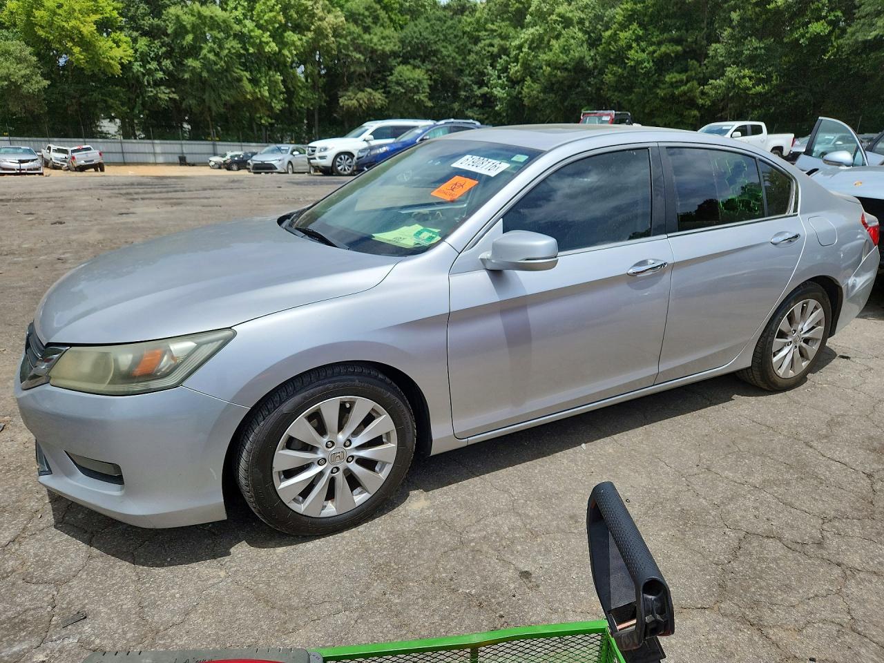 2015 Honda Accord Ex Серебряный vin: 1HGCR2F75FA186576