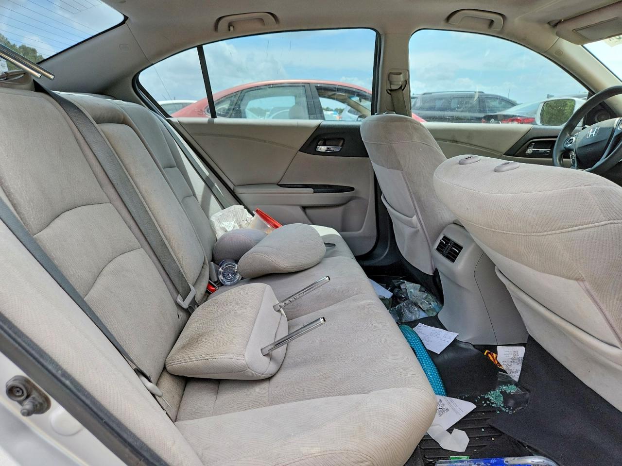 2015 Honda Accord Ex Серебряный vin: 1HGCR2F75FA186576