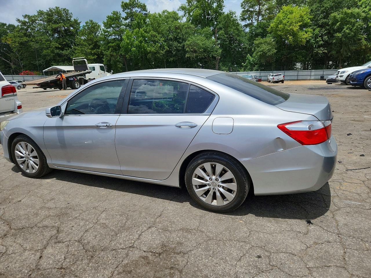 2015 Honda Accord Ex Серебряный vin: 1HGCR2F75FA186576
