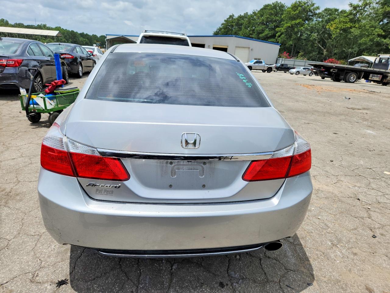 2015 Honda Accord Ex Серебряный vin: 1HGCR2F75FA186576