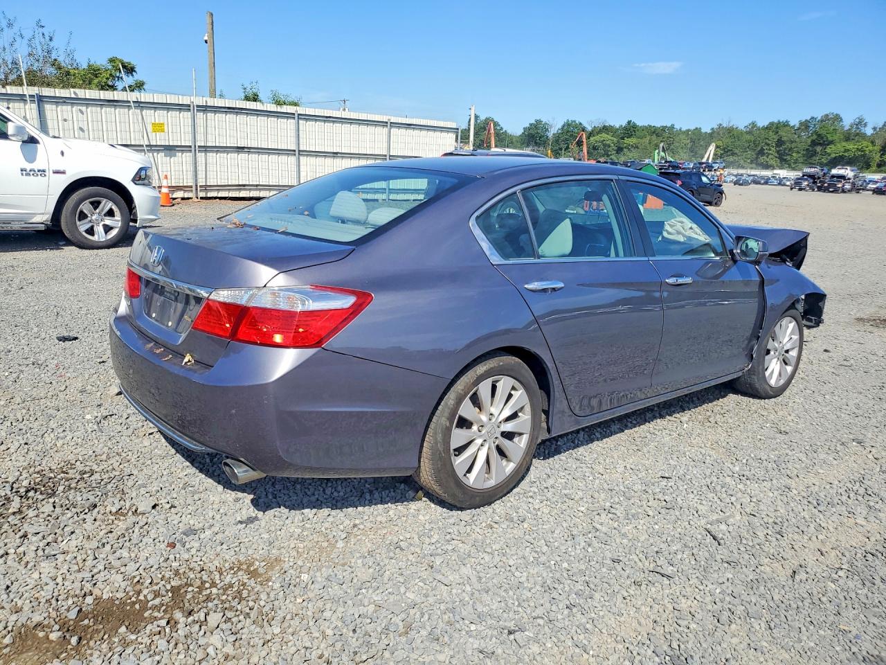 2015 Honda Accord Ex Серый vin: 1HGCR2F75FA207927