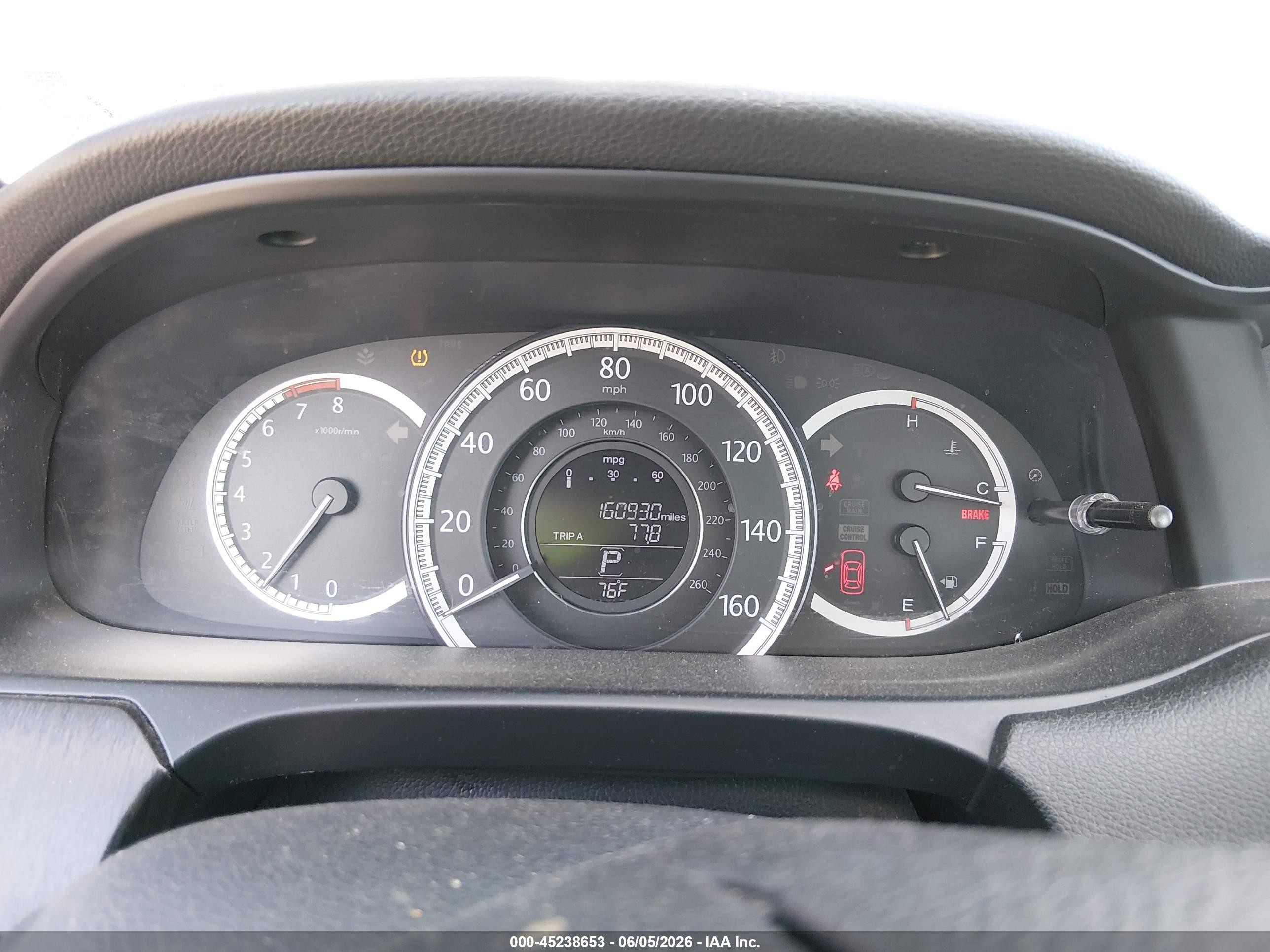 2015 Honda Accord Ex Синий vin: 1HGCR2F75FA209113