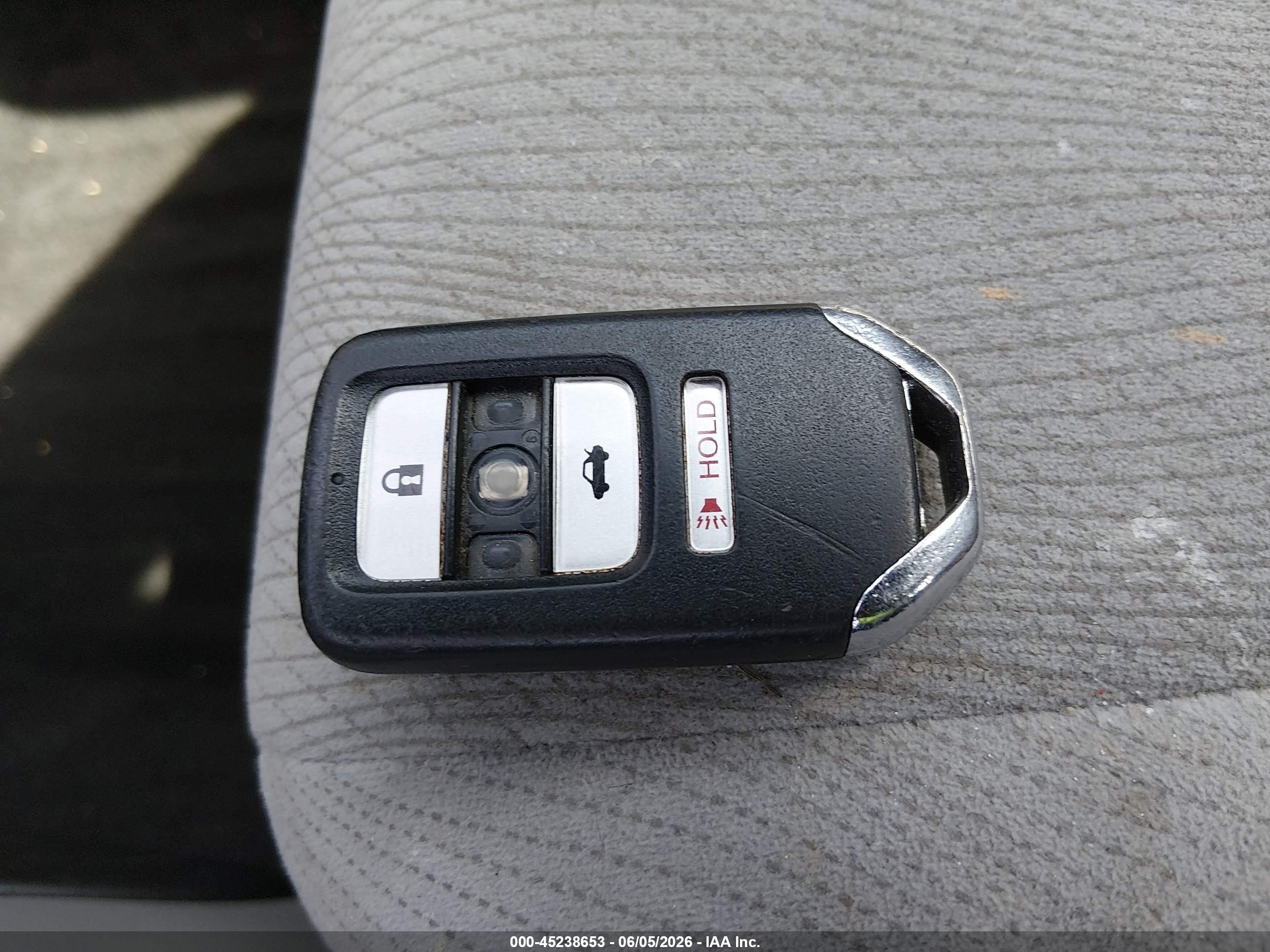 2015 Honda Accord Ex Синий vin: 1HGCR2F75FA209113