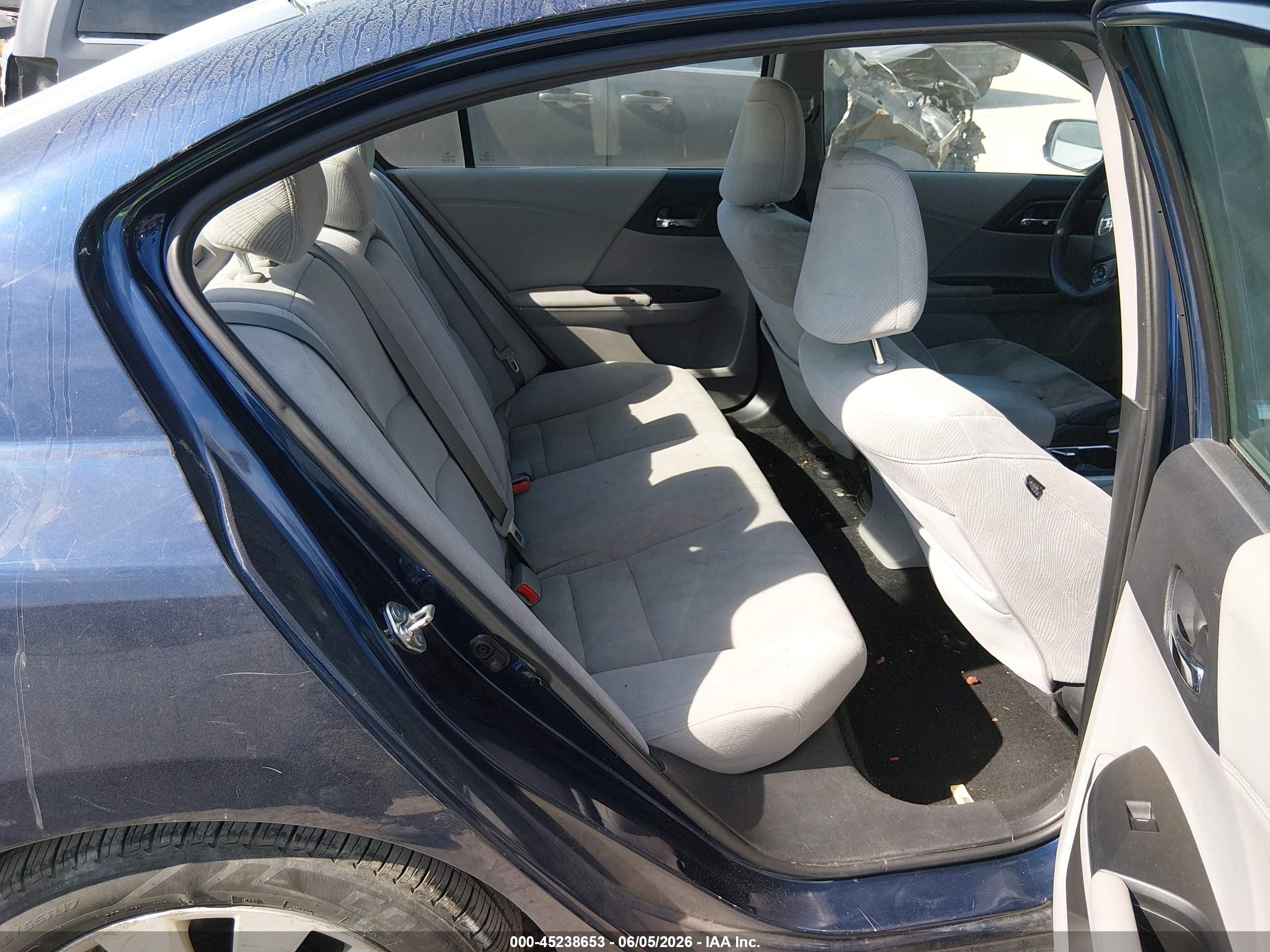 2015 Honda Accord Ex Синий vin: 1HGCR2F75FA209113