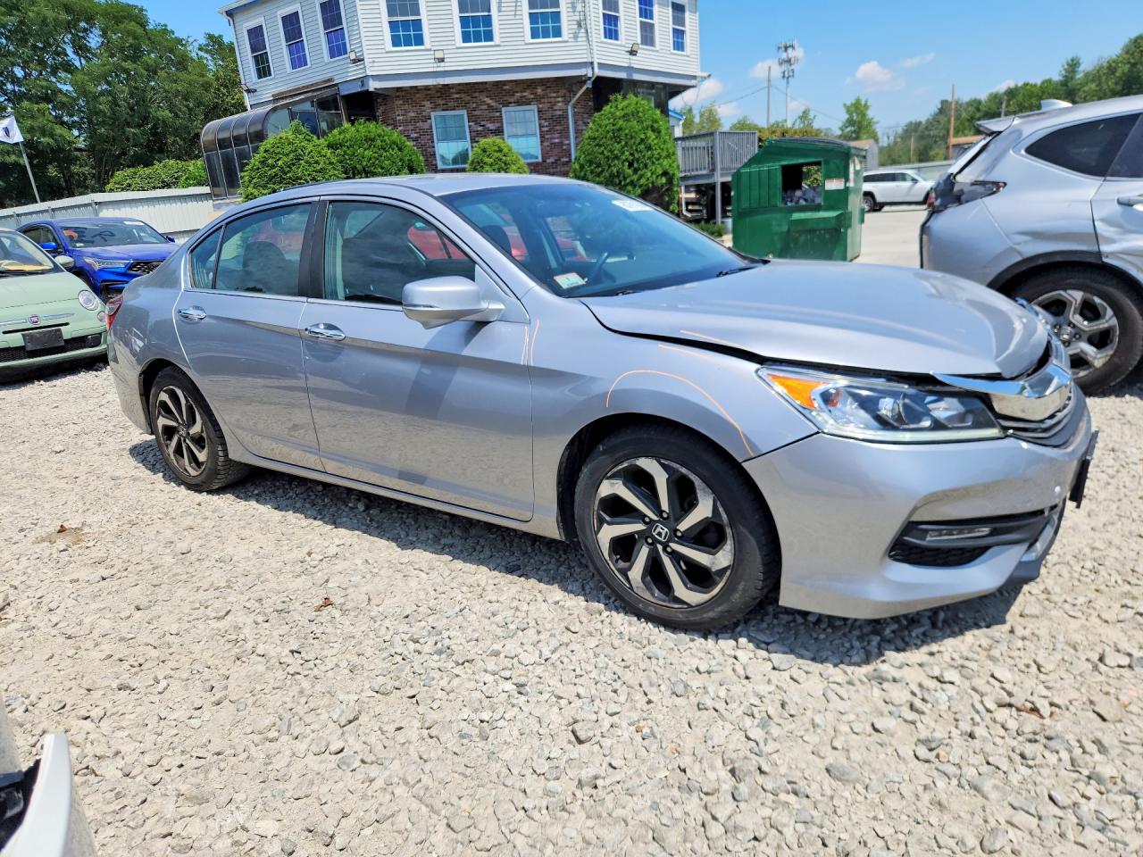 2016 Honda Accord Ex Silver vin: 1HGCR2F75GA128386