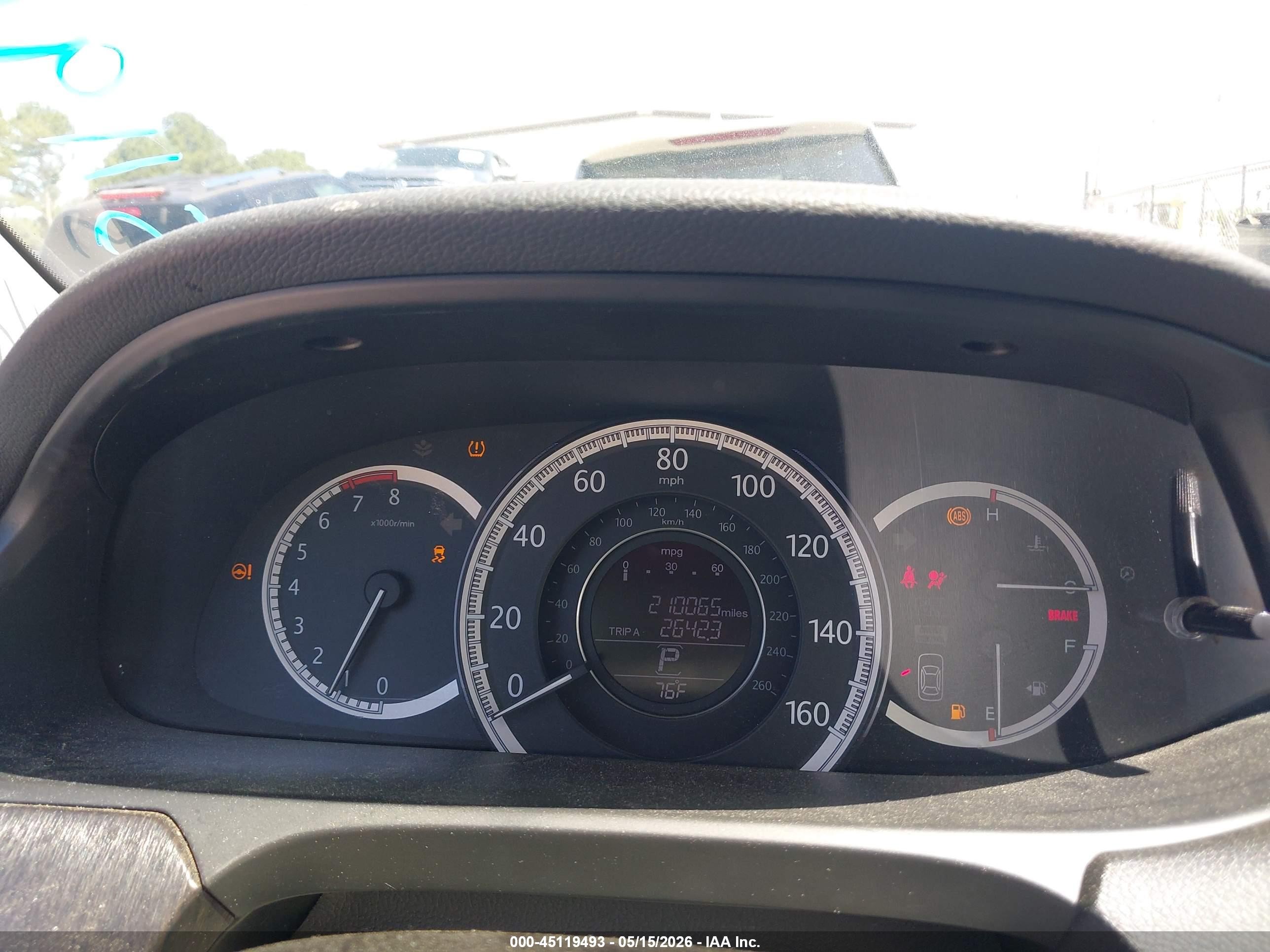 2013 Honda Accord Ex Black vin: 1HGCR2F76DA022394