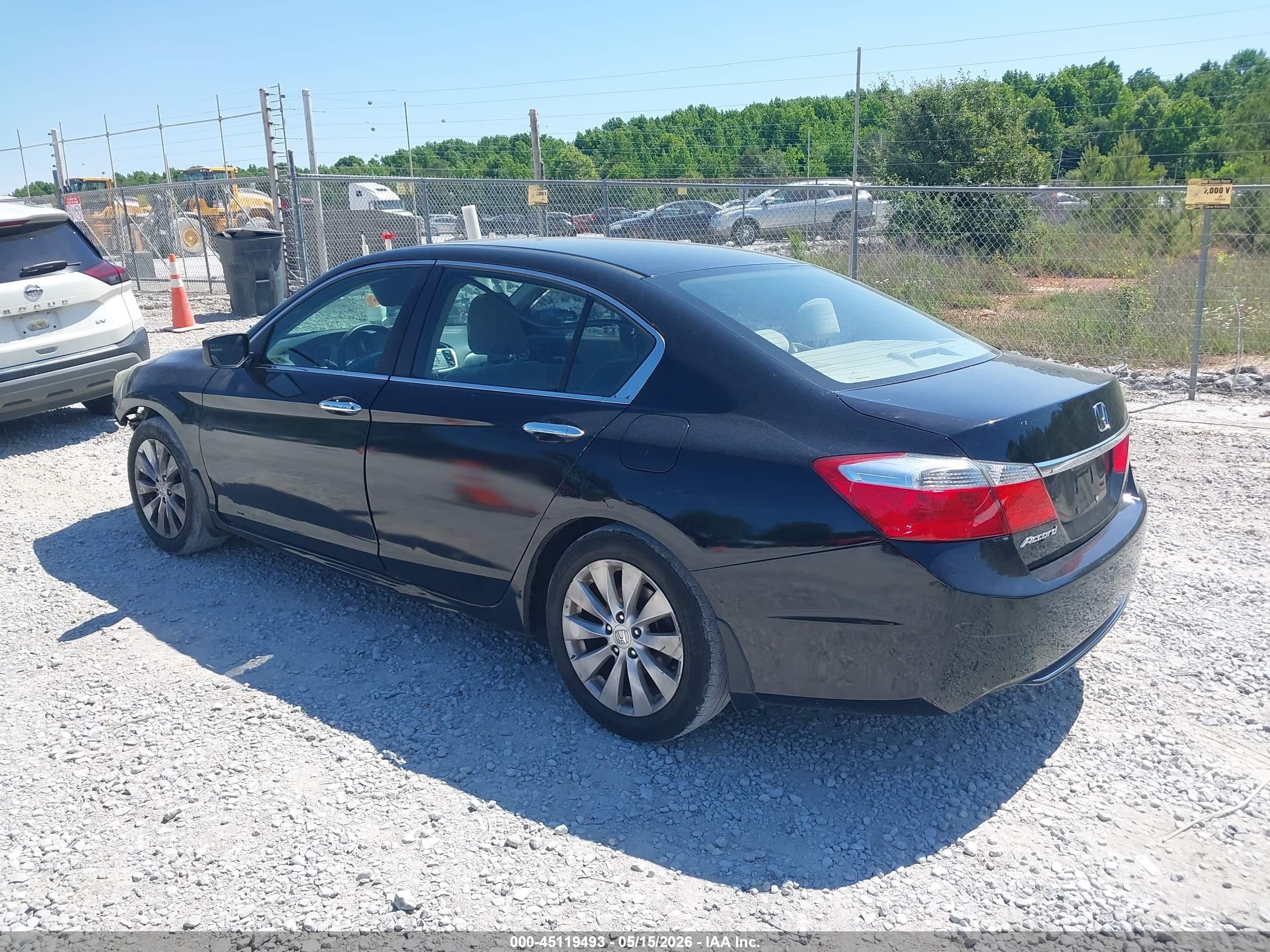 2013 Honda Accord Ex Black vin: 1HGCR2F76DA022394