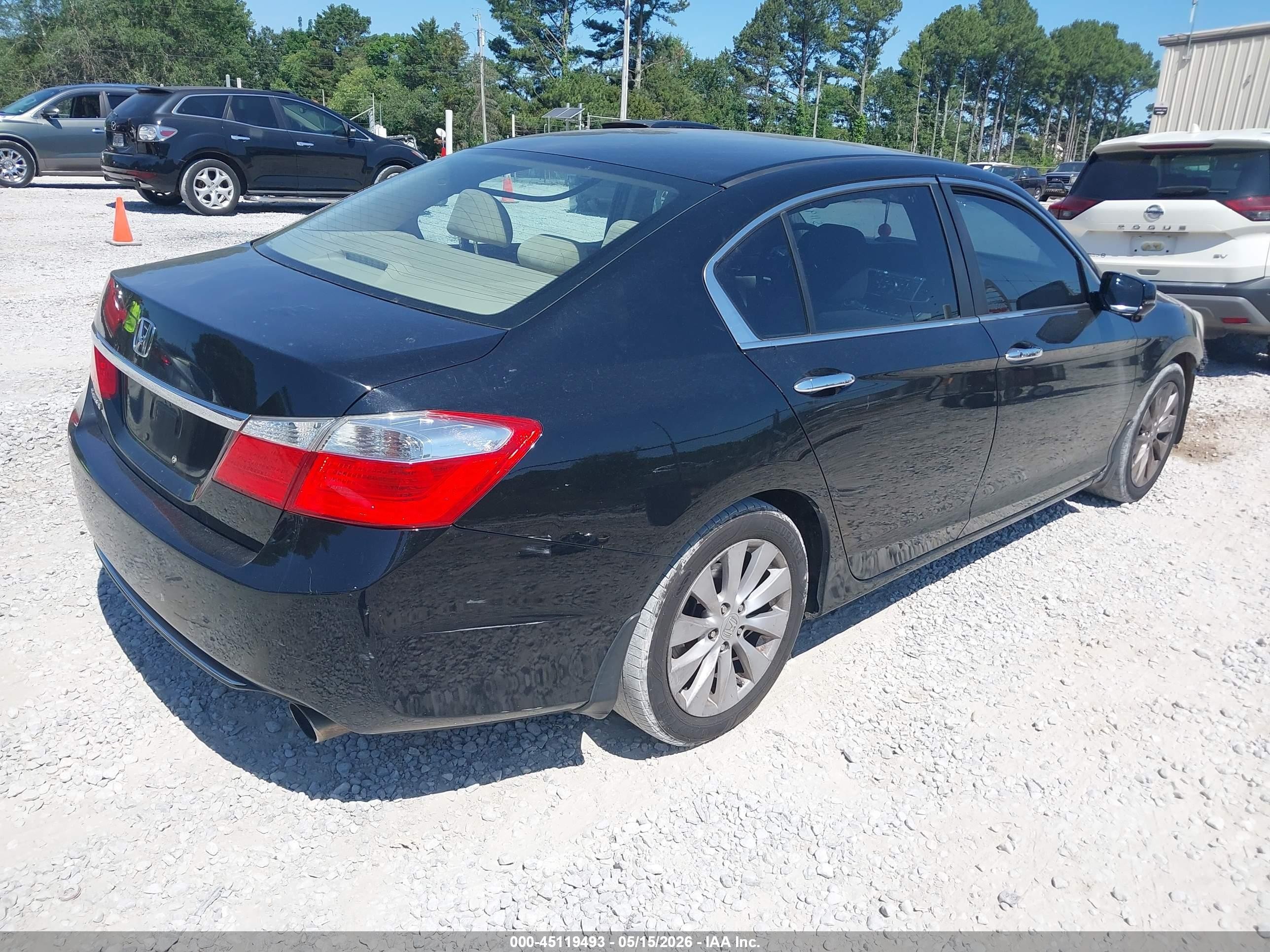 2013 Honda Accord Ex Black vin: 1HGCR2F76DA022394